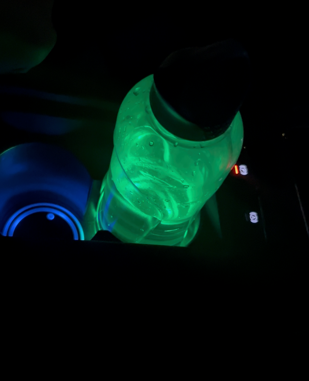 LED Car Cup Holder Lights & USB Starlight Projector – Interior Ambient Lighting Kit for Cars